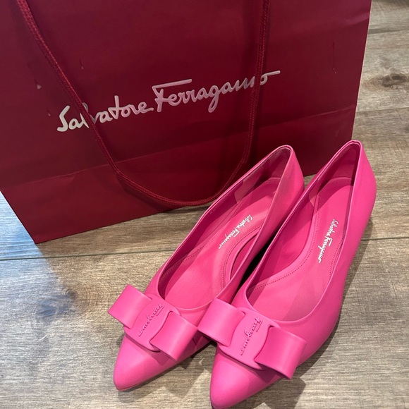 Pink Salvatore Ferragamo Ballerina Sneaker NIB SALVATORE FERRAGAMO